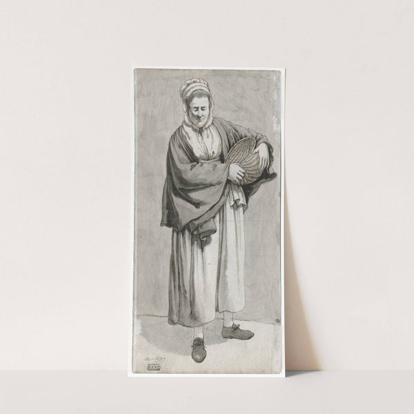 Staande vrouw by Barend Hendrik Thier