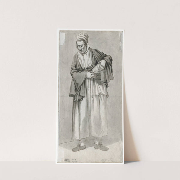 Staande vrouw by Barend Hendrik Thier