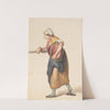 Staande vrouw met een emmer onder de arm by Pieter Christoffel Wonder