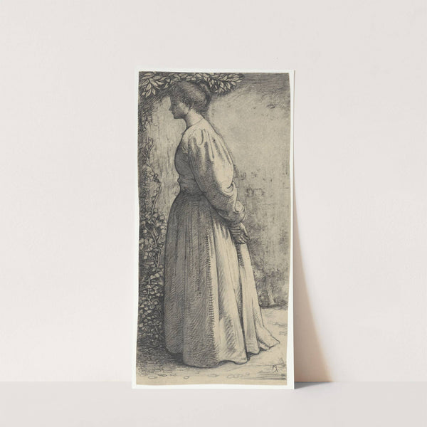 Staande vrouw, van opzij by Richard Nicolaüs Roland Holst