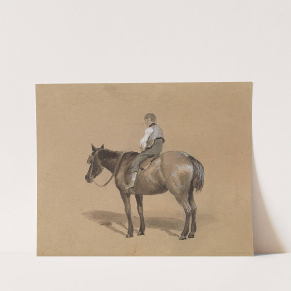 Stable Boy on a Pony by Arthur James Stark