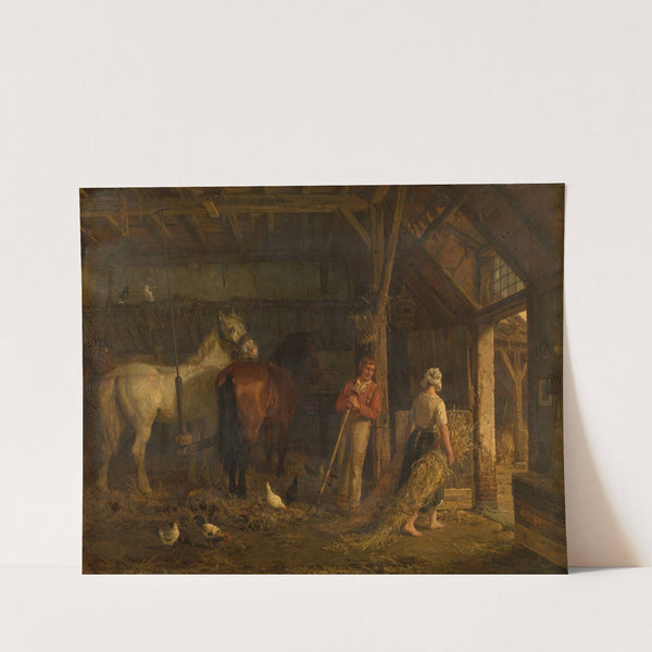 Stable Interior by Jean-Louis van Kuyck