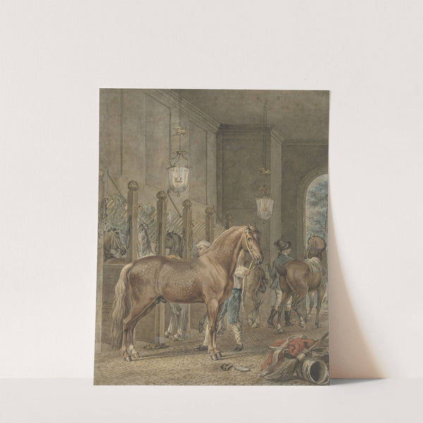 Stable Interior (1780) by Tethart Philip Christian Haag