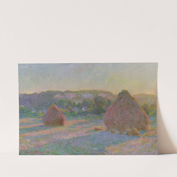 Stacks of Wheat (End of Summer) (1890-91) by Claude Monet