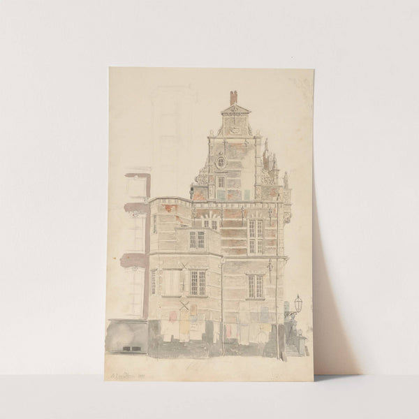 Stadhuis van Den Haag by Bartholomeus Johannes van Hove