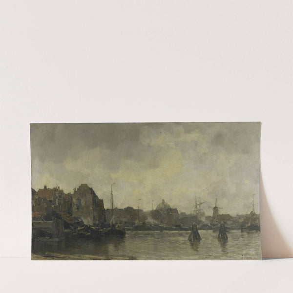 Stadsgezicht (1898) by Jacob Maris