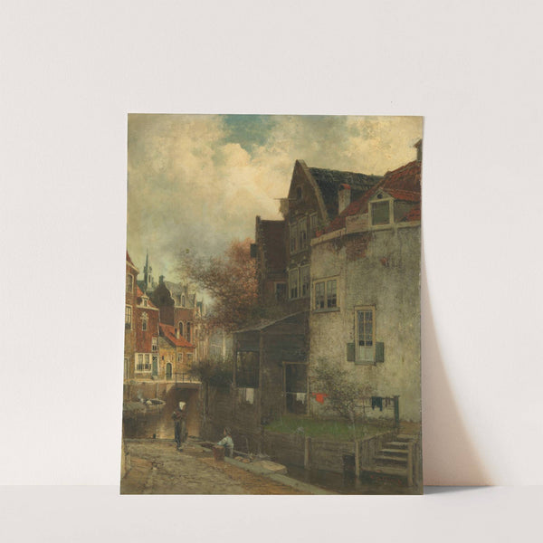 Stadsgezicht by Ferdinand Carl Sierich