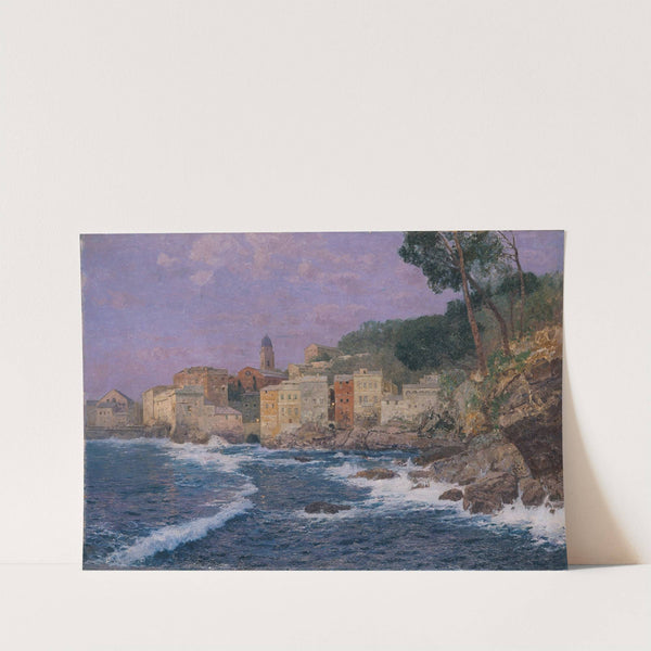 Stadt an der Riviera (1897) by Alfred Zoff