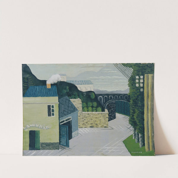 Stadt mit Viadukt (1930) by Louis Marcoussis