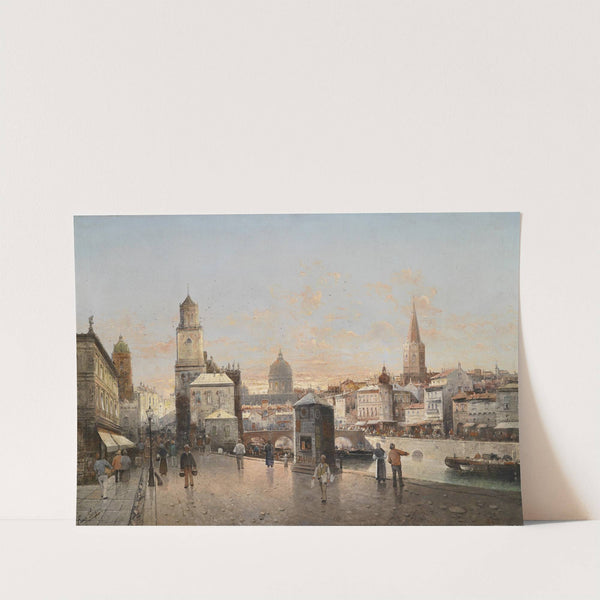 Stadtansicht by August Von Siegen