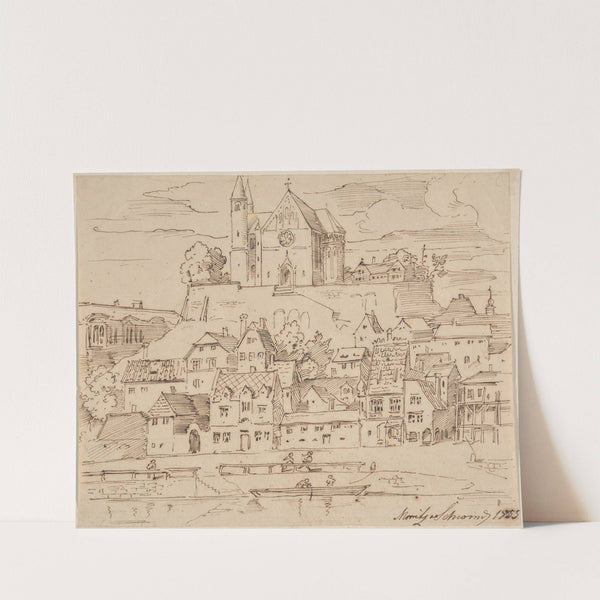 Stadtansicht by Moritz von Schwind