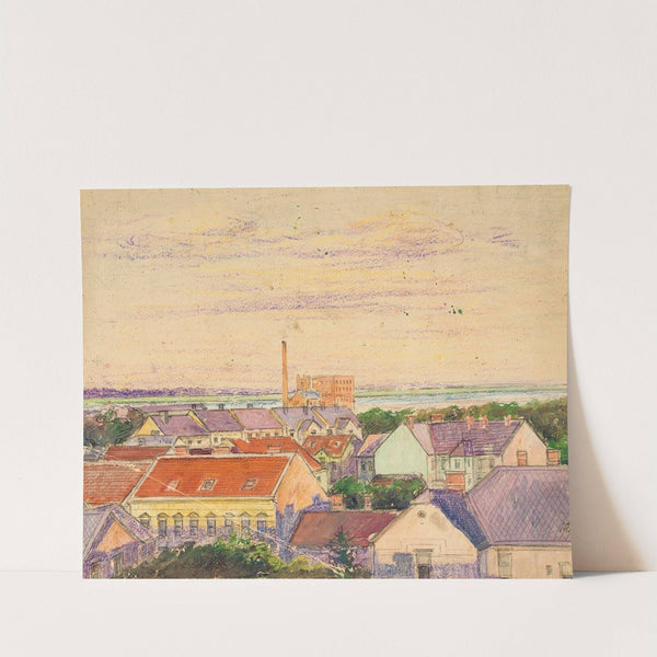 Stadtansicht (1906) by Egon Schiele