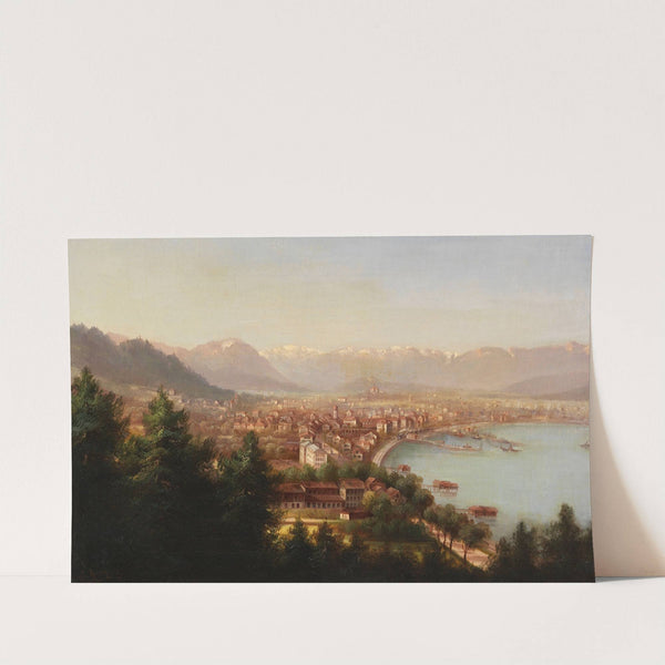 Stadtansicht von Bregenz by Hubert Sattler