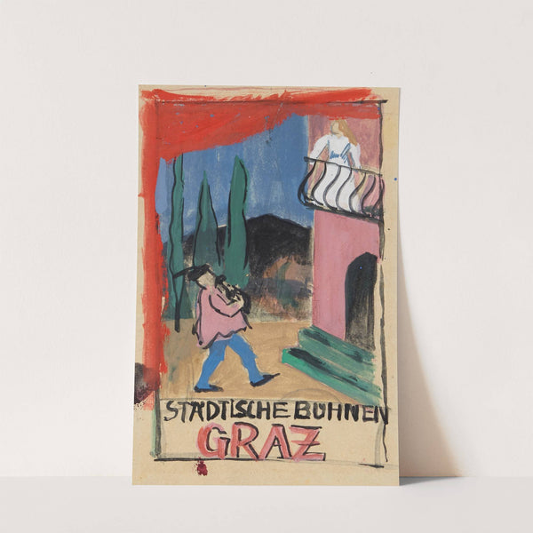 Städtische Bühnen Graz – Entwurf für Romeo und Julia by Anny Dollschein