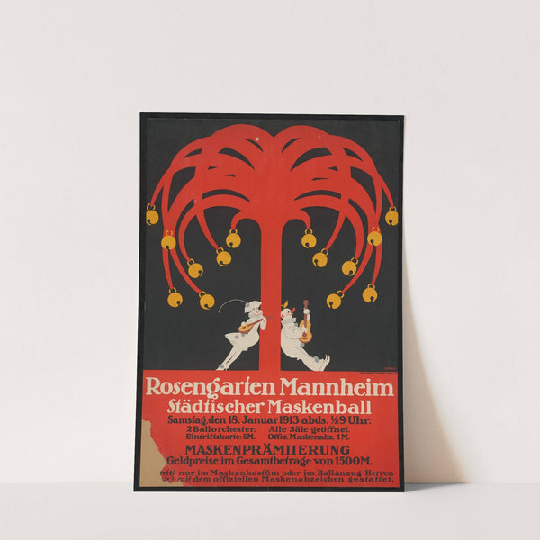 Städtischer Maskenball im Rosengarten Mannheim (1913) by Julius Klinger