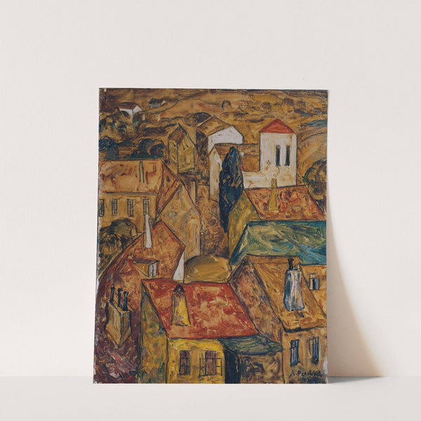 Stadtlandschaft by Anton Emanuel Peschka