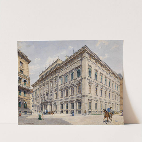 Stadtpalais Liechtenstein 1903 by Franz Xaver Schleich