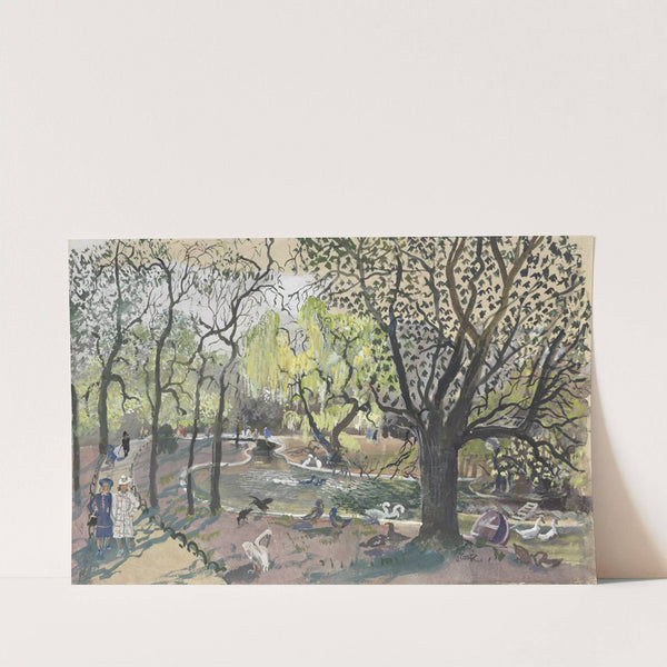 Stadtpark im Frühjahr (1940) by Oskar Laske