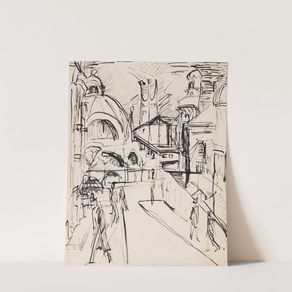 Stadtszene, Nollendorfplatz (1915) by Ernst Ludwig Kirchner