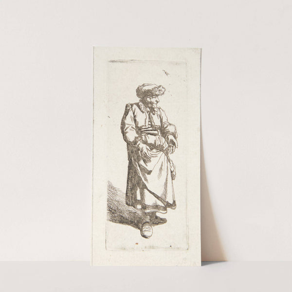 Stående gammel kvinde by Cornelis Pietersz. Bega