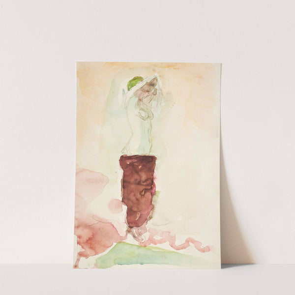 Stående halvakt (1919-1924) by Edvard Munch