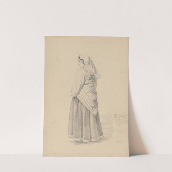 Stående italienerinne (1842) by Adolph Tidemand