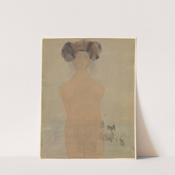 Stående kvinde i vand by Auguste Rodin