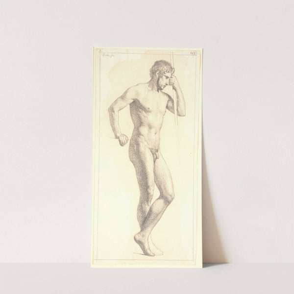 Stående mandlig akademimodel (1832) by Christen Købke