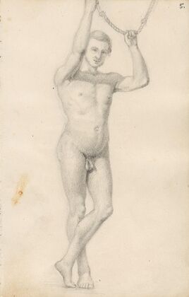 Stående mannsakt (1835)