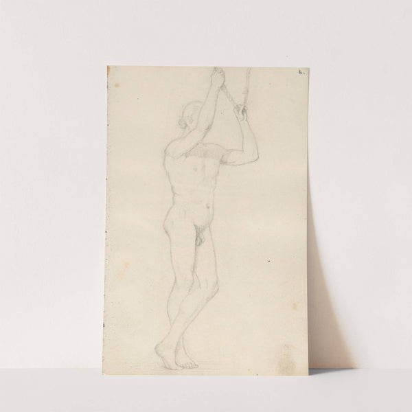 Stående mannsakt (1835) by Adolph Tidemand