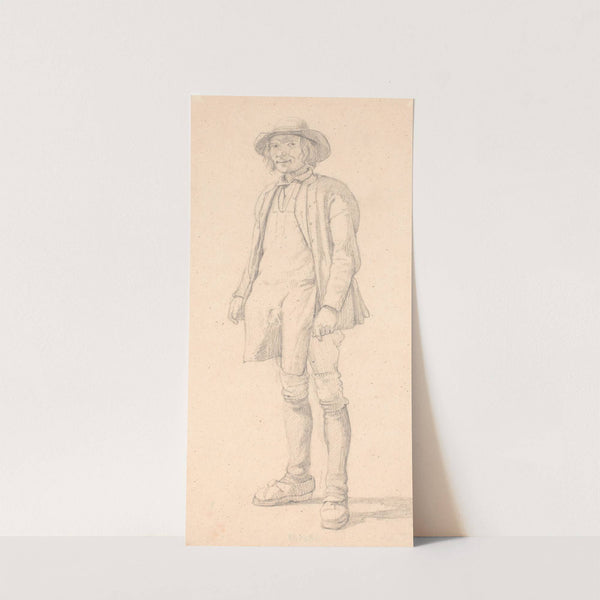 Stående svensk bonde by Wilhelm Marstrand