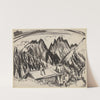 Stafelalp (ca 1917-1918) by Ernst Ludwig Kirchner