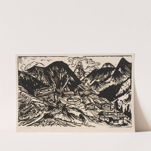 Stafelalp mit Tinzenhorn (1917) by Ernst Ludwig Kirchner