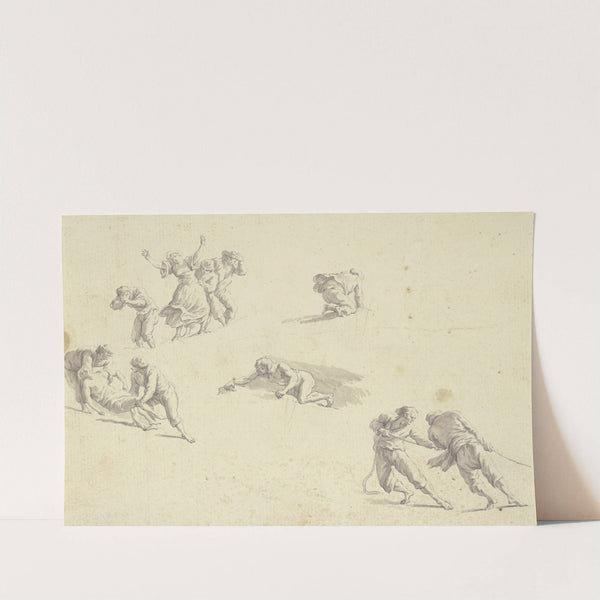 Staffagen für einen Schiffbruch by Claude-Joseph Vernet