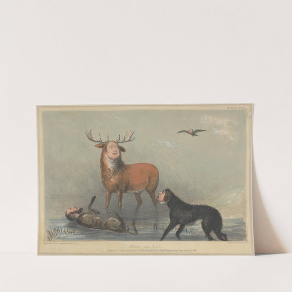 Stag at Bay; - Suggested by the Beautiful Picture of Edwin Landseer R.A., Esquire by John Doyle