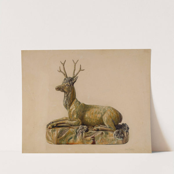 Stag Statuette by Charles Caseau