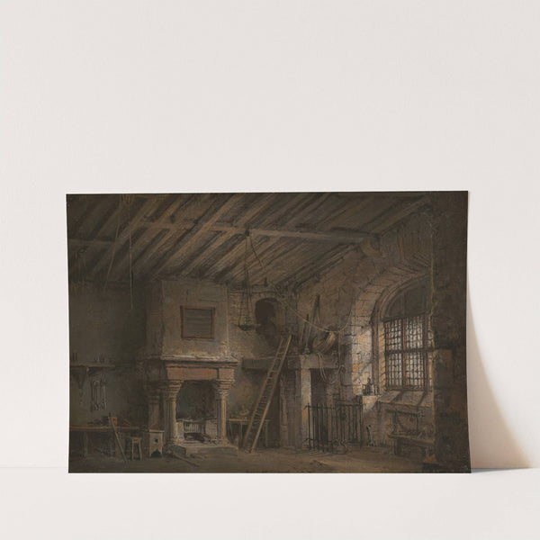 Stage Design for Heart of Midlothian; The Tolbooth (ca. 1819) by Alexander Nasmyth