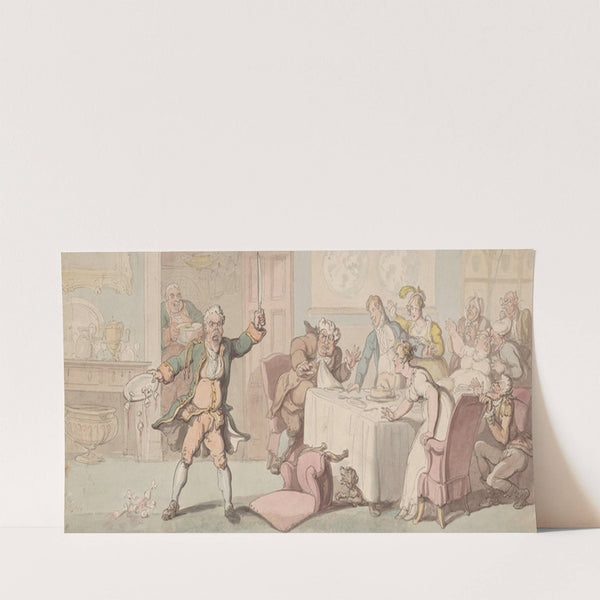 Stage struck ; Or digging in all the world’s a stage (ca. 1780–1825) by Thomas Rowlandson