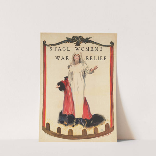 Stage women’s war relief (1917) by James Montgomery Flagg