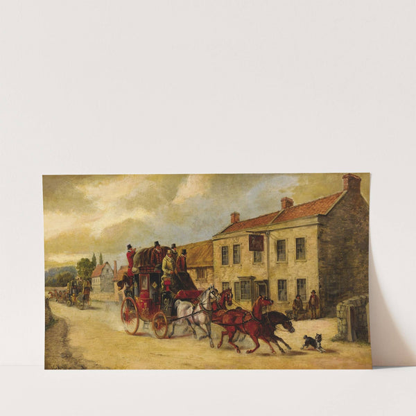 Stagecoach Scene (1876) by John Charles Maggs