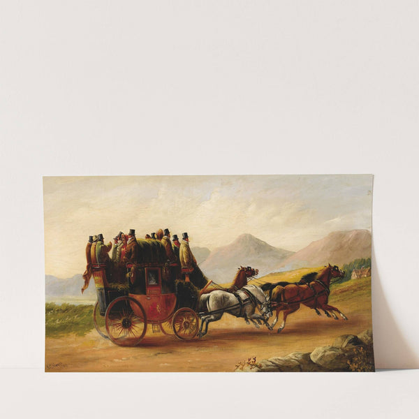 Stagecoach Scene (1876) by John Charles Maggs