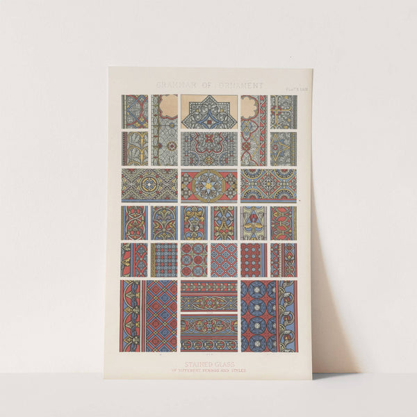 Stained Glass of different periods and styles (1856) by Owen Jones