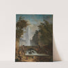 Stair and Fountain in the Park of a Roman Villa (circa 1775) by Hubert Robert