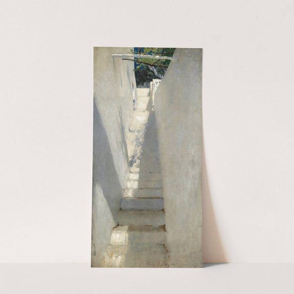 Staircase In Capri by John Singer Sargent