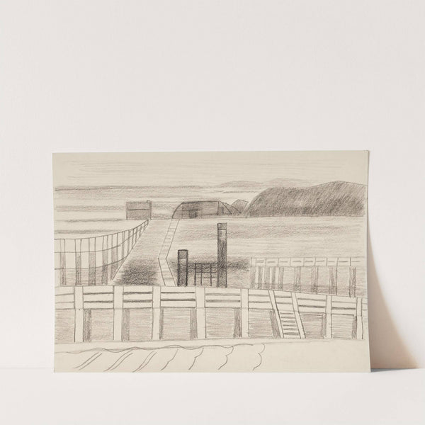 Staketsel en duinen (1952) by Jean Brusselmans