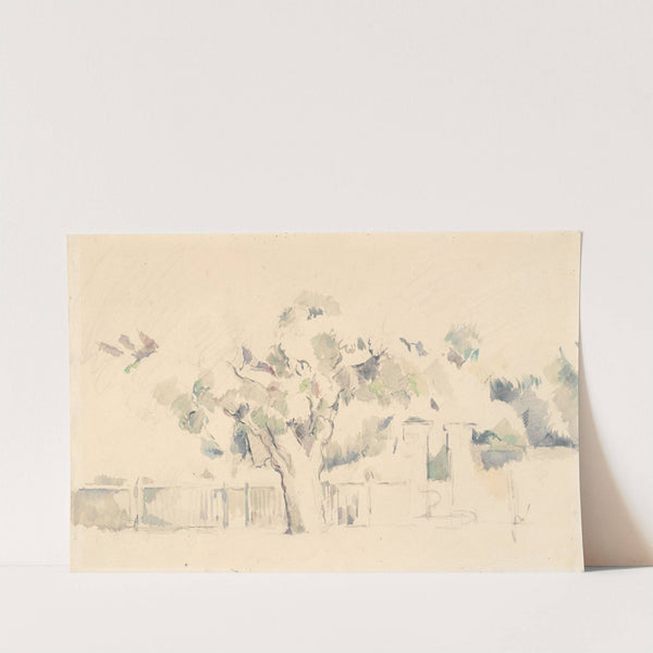 Stakittet (1839 – 1906) by Paul Cézanne