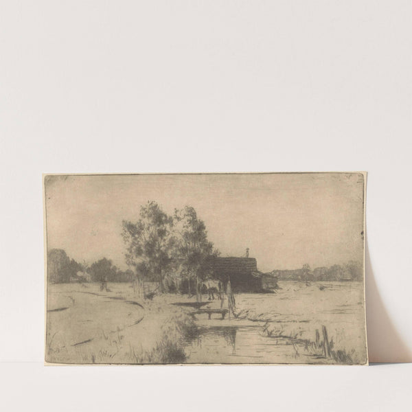 Stal in de Binckhorst in Den Haag (1914) by Willem Adrianus Grondhout