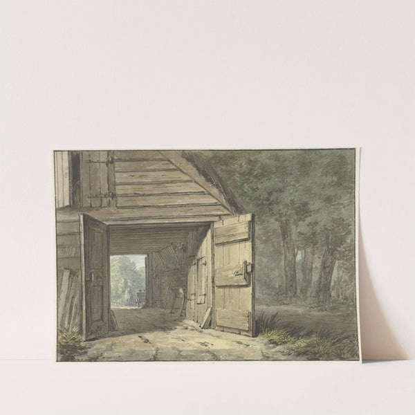 Stal van de herberg de Geleerde Man te Bennebroek by Hermanus Numan