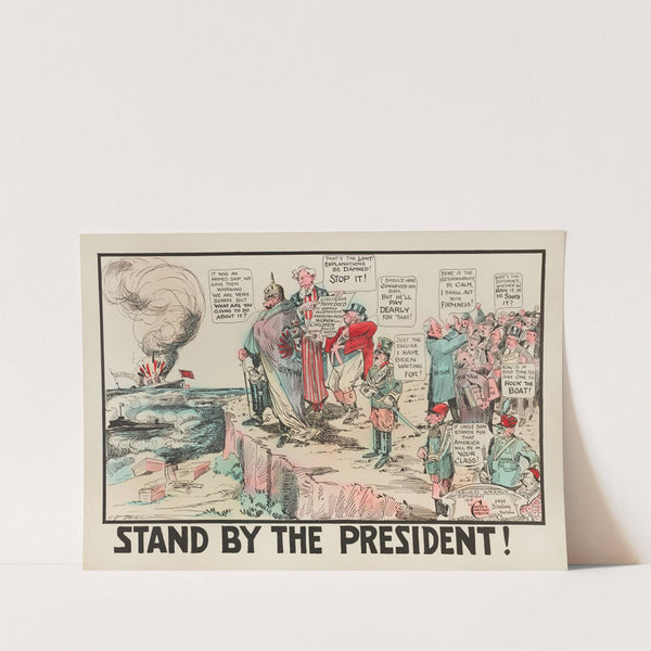 The End of a Wild Ride (1917) by Carey Cartoon Service