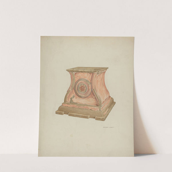 Stand for Baptismal Font by Edward Jewett